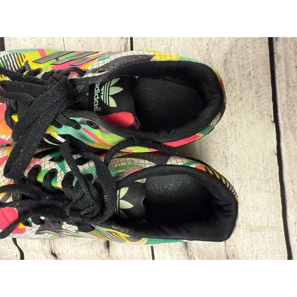 Adidas Women's ZX Flux Torsion Sneakers Multicolor Size 7.5 Sport Bright